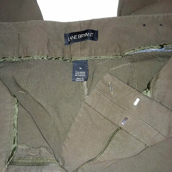 💲5/$25💲Lane Bryant Capris Brown Size 18 - Picture 7 of 8